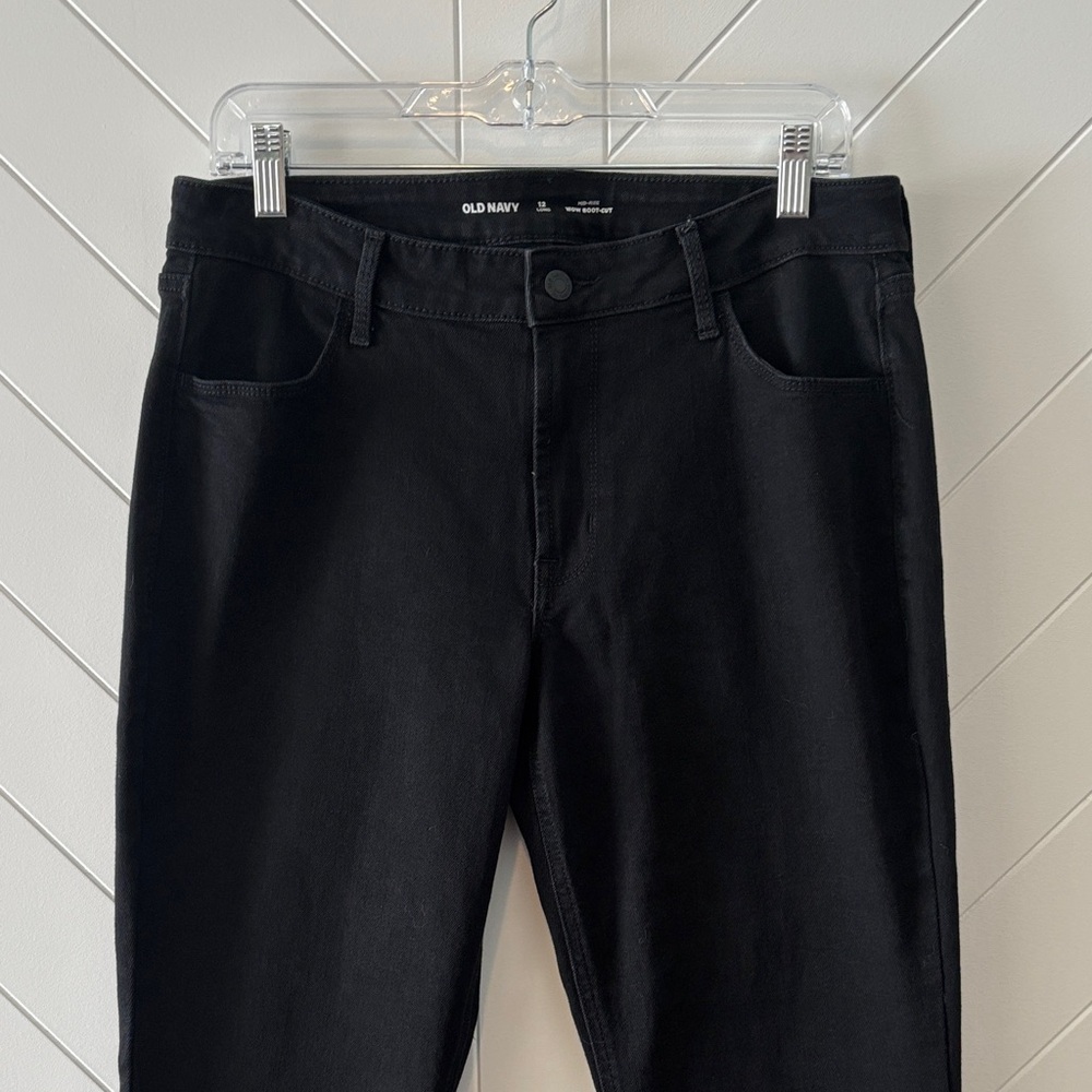 Old Navy Women's Black Boot Cut Jeans